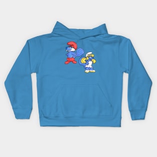 Blueberry Dadah and Girl Squirrel Kids Hoodie